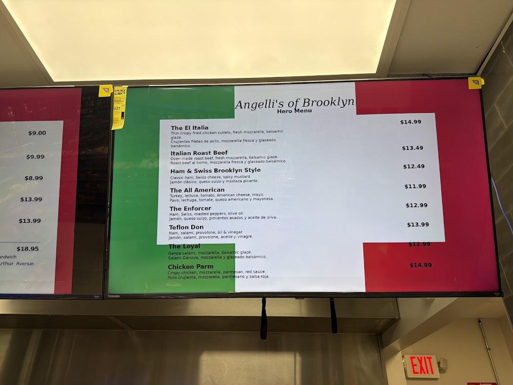 Angellis Of Brooklyn Menu image 2